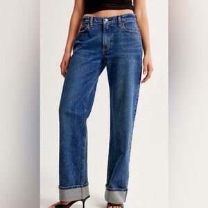 Abercrombie & Fitch Low Rise Baggy Jean 30/10 Long. NEW denim with tags!